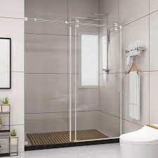 Sliding Frameless Shower Door Enclosure