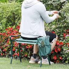 Folding Garden Kneeler Bench Kneeling
