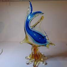 Stunning Murano Glass Fish Class Glass
