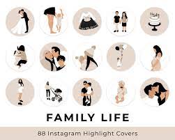 Family Life Instagram Highlight Covers