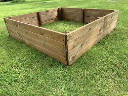 Wooden Raised Vegetable Box Bed Extra