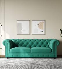Buy Elegant 3 Seater Sofa In Grey