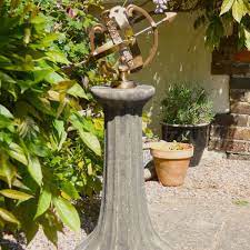 Fluted Armillary 82cm Stone Garden Sundial