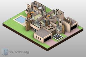 4 Bedroom Modern House Plans Modern