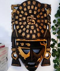 Prehispanic Wooden Mask Mayan Culture