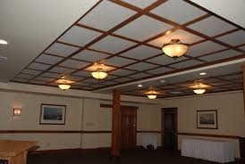 woodgrid coffered ceiling