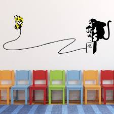 Monkey Banksy Wall Sticker