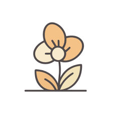 Orange Flower Icon Png Images Vectors