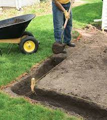 How To Excavate For A Patio Walk Or