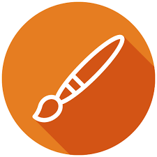 Brush Paint Design User Interface