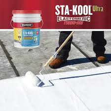 Gardner Sta Kool 15 Yr Turbo Dri Elastomeric Roof Coating White 5 Gallon