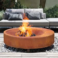 Montana 100cm Rust Fire Pit Bowl