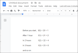 How To Type Exponents In Google Docs