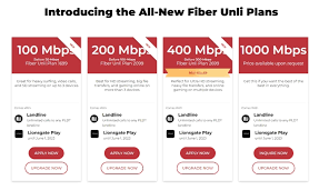 Pldt Updates Fiber Unli Plans Starts