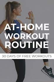30 Day Workout Plan S Nourish