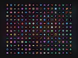 500 Ios Underground Neon App Icon