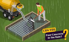 Can You Pour Concrete In The Rain