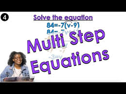 Solving Multi Step Equations With The