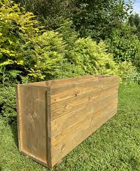 Extra Tall Wooden Planter Box Ready