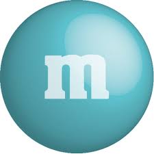 Colour Blue Color Chocolate M M Icon