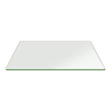 Clear Rectangle Glass Table Top