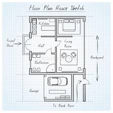 Floor Plan House Sketch Vector