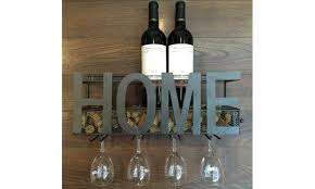Off On Metal Wall Mounted Home Wine