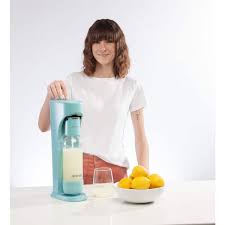 Drinkmate Omnifizz Artic Blue Sparkling Water And Soda Maker