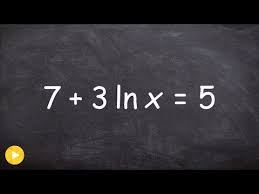 Solving A Natural Logarithmic Equation