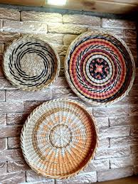Boho Wall Art Set Of 3 Wall Baskets