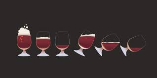 Wine And Beer Glass Vector Art Icons
