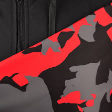 Hooded Jersey Jacket In New Camouflage
