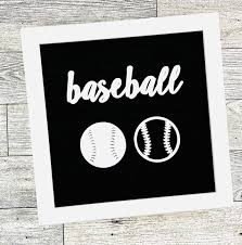 Baseball Icon For Letterboards Sports