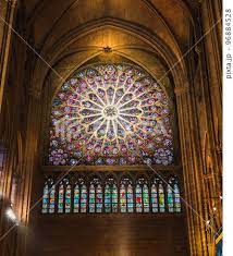 Rose Window Of Notre Dame Cathedral In