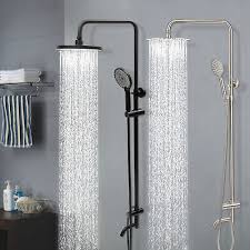 Brushed Nickel Shower Faucet Set