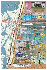 Map Of Sea Isle City New Jersey Sic