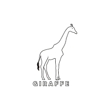 Giraffe Icon Vector Ilration Symbol