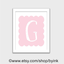 Cute Alphabet Printable Monogram