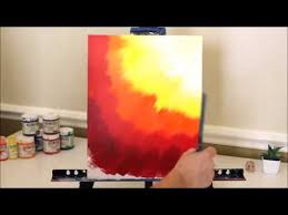 Acrylic Abstract Quick Painting Idea