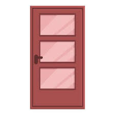 Exterior Door Icon Cartoon Vector Home