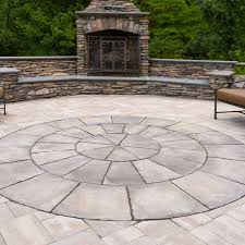 Old Town Flagstone Circle Paver Kit