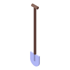 Shovel Icon Isometric Of Shovel Vector