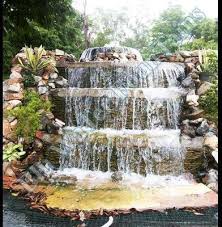 Natural Stone Outdoor Waterfall