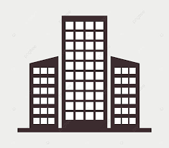 Office Building Icon On Residential