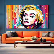 Marilyn Monroe Pop Art Icon Painting
