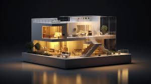 3d House Icon Modern Home Design