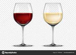 Vector Realistic Wineglass Icon Set