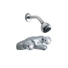 Two Handle Facemount Tub Shower
