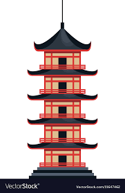 Japanese Building Culture Icon Royalty