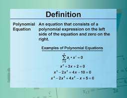 Definition Equation Concepts